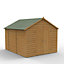Forest Garden 10x8 ft Apex Wooden 2 door Shed with floor - Assembly service included