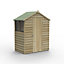 Forest Garden 5x3 ft Apex Wooden Shed with floor & 2 windows (Base included) - Assembly service included