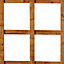 Forest Garden 6ft Square European softwood Trellis panel (W)60cm x (H)183cm