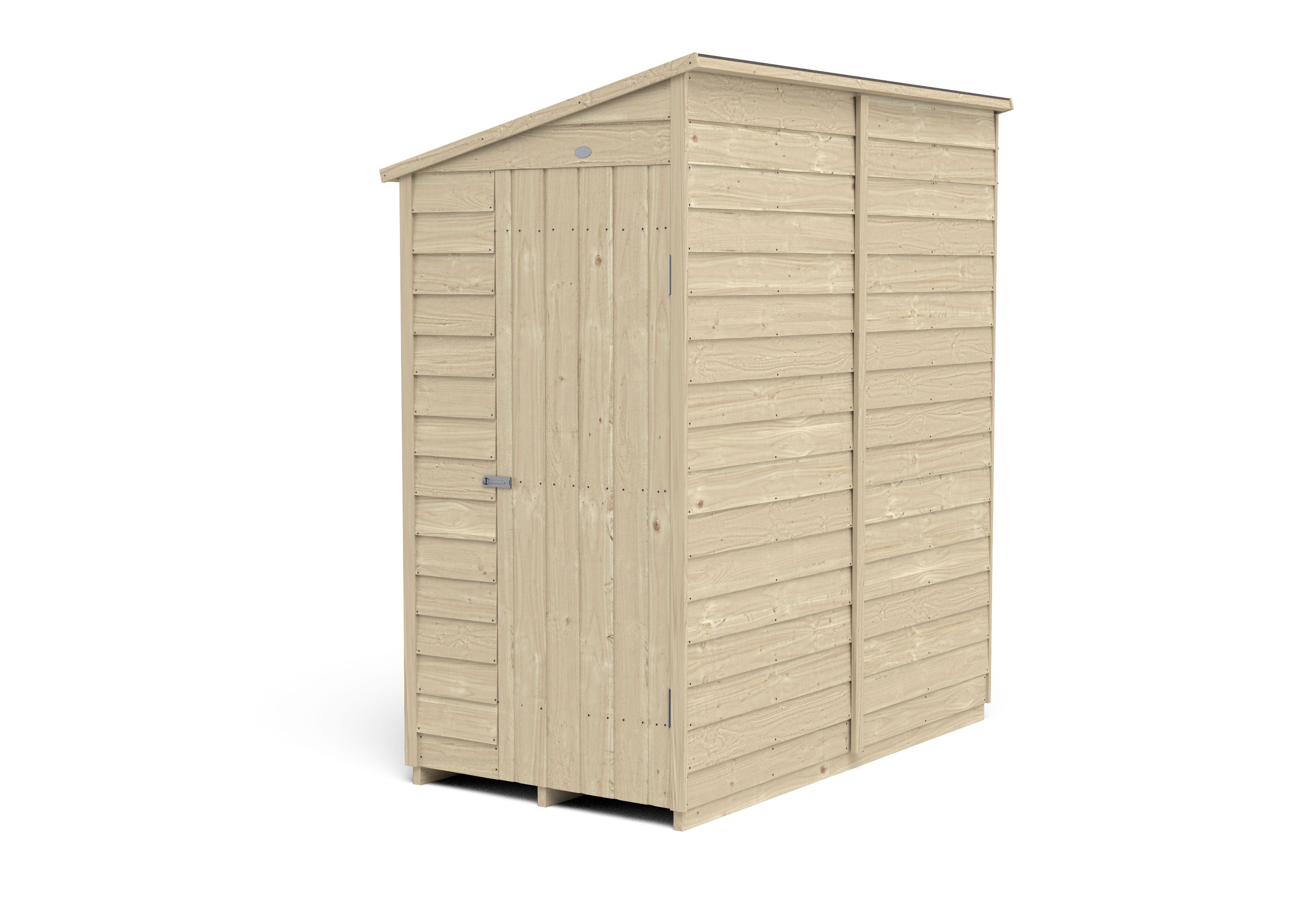 Forest Garden 6x3 ft Pent Wooden Shed with floor - Assembly service included