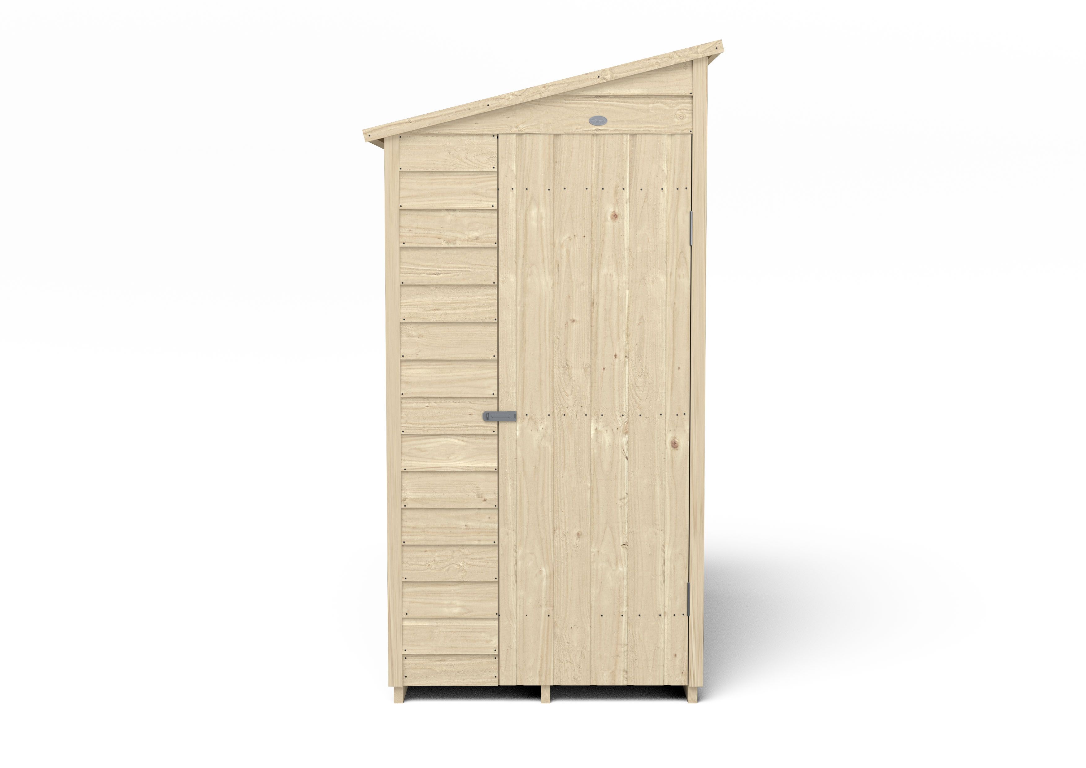 Forest Garden 6x3 ft Pent Wooden Shed with floor - Assembly service included