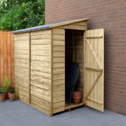 Forest Garden 6x3 Pent Overlap Wooden Shed