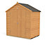 Forest Garden 6x4 ft Apex Wooden 2 door Shed with floor - Assembly service included