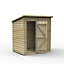 Forest Garden 6x4 ft Pent Wooden Shed with floor