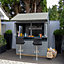 Forest Garden 6x4 ft with Single door & 2 windows Apex Wooden Garden bar - Assembly service included