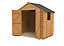 Forest Garden 7x5 ft Apex Wooden 2 door Shed with floor & 1 window (Base included)