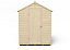 Forest Garden 7x5 ft Apex Wooden Shed with floor (Base included) - Assembly service included