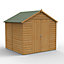 Forest Garden 7x7 ft Apex Wooden 2 door Shed with floor - Assembly service included
