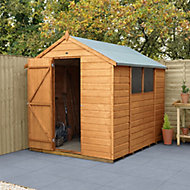 Forest Garden 8x6 Apex Shiplap Shed (Base included) - Assembly service included