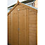 Forest Garden 8x6 ft Apex Golden brown Wooden Shed & 2 windows (Base included) - Assembly service included