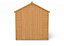 Forest Garden 8x6 ft Apex Wooden 2 door Shed with floor & 2 windows (Base included) - Assembly service included