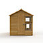 Forest Garden 8x6 ft Apex Wooden Shed with floor & 10 windows - Assembly service included