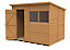 Forest Garden 8x6 Pent Dip treated Overlap Wooden Shed with floor