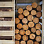 Forest Garden Corner Timber 4x4 ft Log store