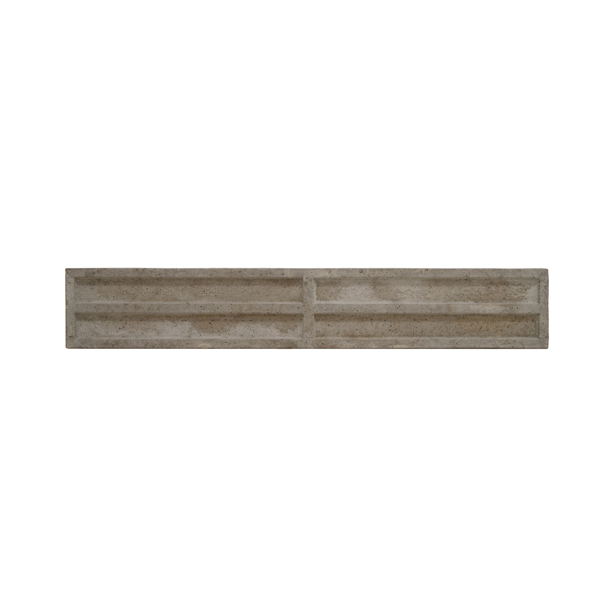 Forest Garden Grey Concrete Gravel board (L)1.83m (T)45mm