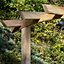 Forest Garden Hanbury dome top European softwood Arch (H) 218.3cm x (W) 134cm