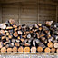 Forest Garden Overlap Timber 6x5 ft Apex Log store
