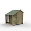 Forest Garden Shed 6x4 ft Apex Wooden Shed with floor & 1 window