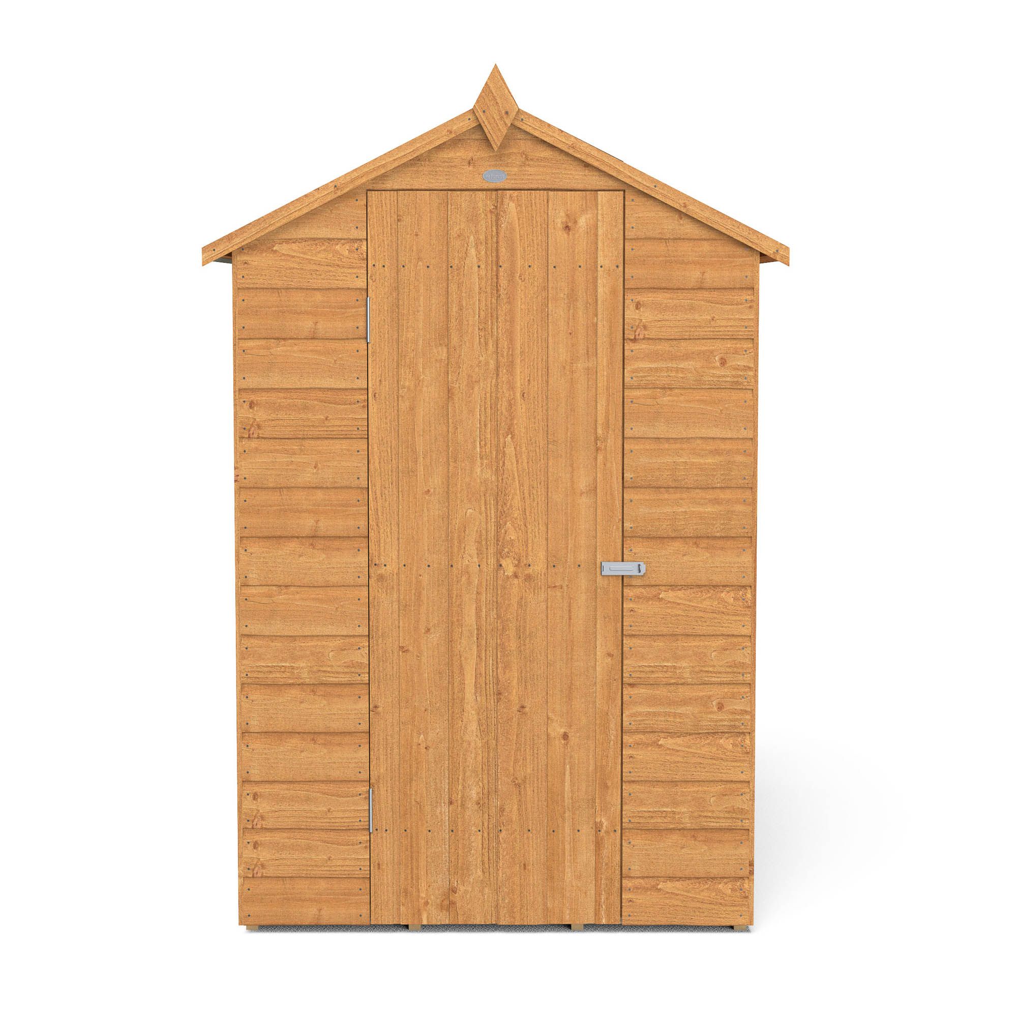 Forest Garden Shiplap 6x4 ft Apex Wooden Shed with floor - Assembly service included
