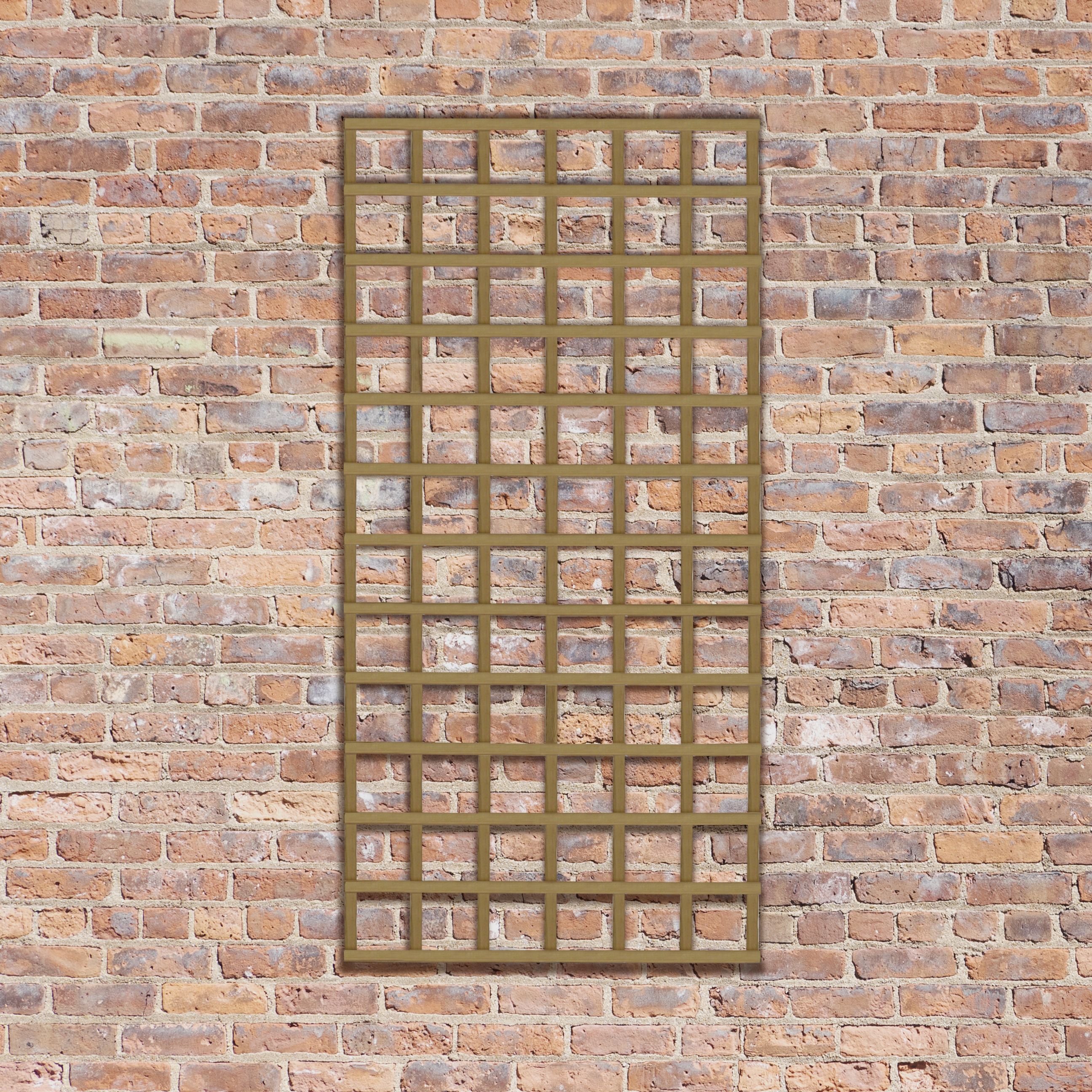Forest Garden Square European softwood Trellis panel (W)90cm x (H)183cm