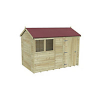 Forest Garden Timberdale 10x6 ft Reverse apex Wooden Shed with floor