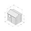 Forest Garden Timberdale 8x6 ft Reverse apex Wooden Shed with floor