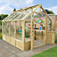 Forest Garden Vale Natural timber 10x8 Greenhouse