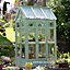 Forest Garden Victorian Walk around 4x3 Styrene Apex Greenhouse