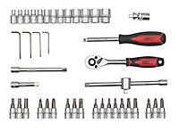 Forge Steel 43 piece ¼" Socketry set