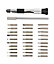 Forge Steel Mixed Screwdriver bits, 32 pieces