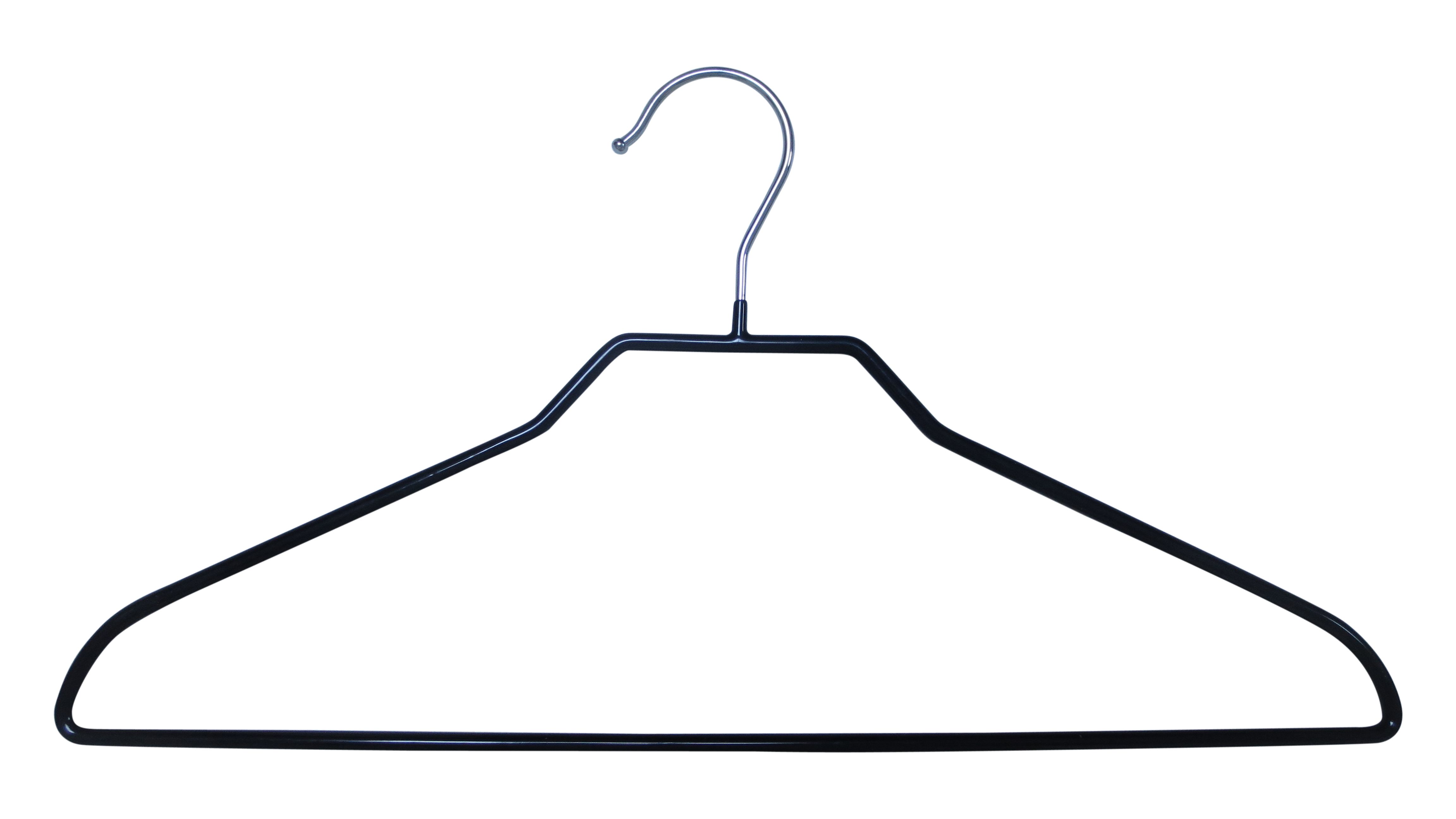 Form Black Metal Clothes hangers, Pack of 5