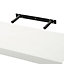 Form Cusko White Floating shelf (L)600mm (D)235mm