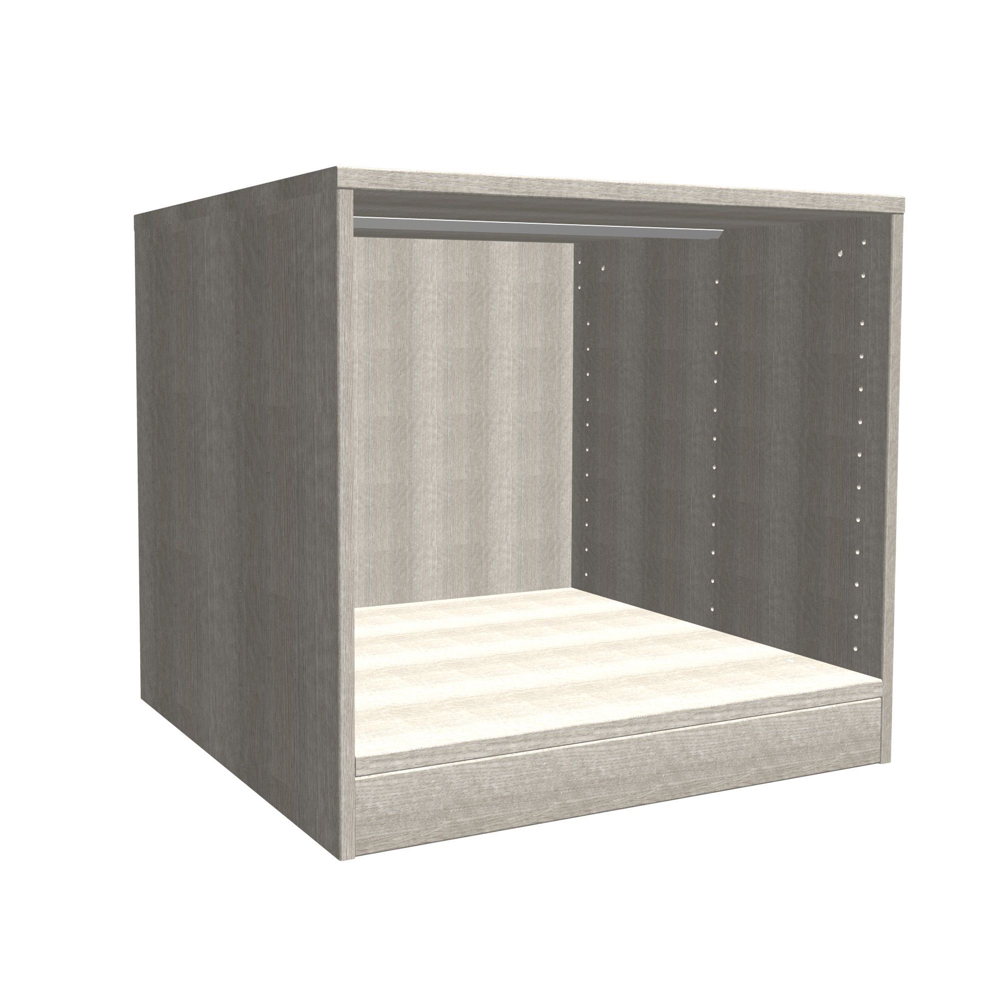 Form Darwin Grey oak effect Bedside cabinet (H)546mm (W)500mm (D)566mm
