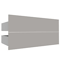 Form Darwin Modular Grey External Drawer (H)237mm (W)1000mm (D)566mm, Pack of 2
