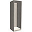 Form Darwin Modular Grey oak effect Tall Wardrobe cabinet (H)2356mm (W)500mm (D)566mm