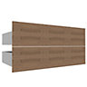 Form Darwin Modular Oak effect External Drawer (H)237mm (W)1000mm (D)566mm, Pack of 2