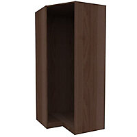 Form Darwin Modular Walnut effect Corner cabinet (H)2356mm (W)998mm (D)662mm