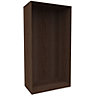 Form Darwin Modular Walnut effect Wardrobe cabinet (H)2004mm (W)1000mm (D)566mm