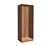 Form Darwin Modular Walnut effect Wardrobe cabinet (H)2004mm (W)750mm (D)566mm