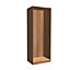 Form Darwin Modular Walnut effect Wardrobe cabinet (H)2004mm (W)750mm (D)566mm