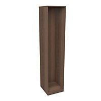 Form Darwin Modular Walnut effect Wardrobe cabinet (H)2356mm (W)500mm (D)566mm