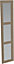 Form Darwin Shaker Oak effect Wardrobe door (H)1936mm (W)500mm