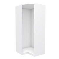 Form Darwin White Corner cabinet (H)2004mm (W)998mm (D)854mm