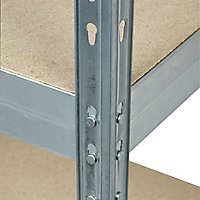 Form Exa 5 shelf Medium-density fibreboard (MDF) & steel Shelving unit (H)1800mm (W)750mm