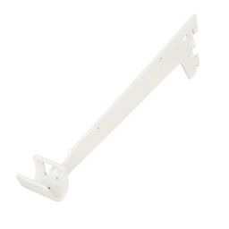 Form Hang White Powder-coated Steel Single slot bracket (H)90mm (L)275mm