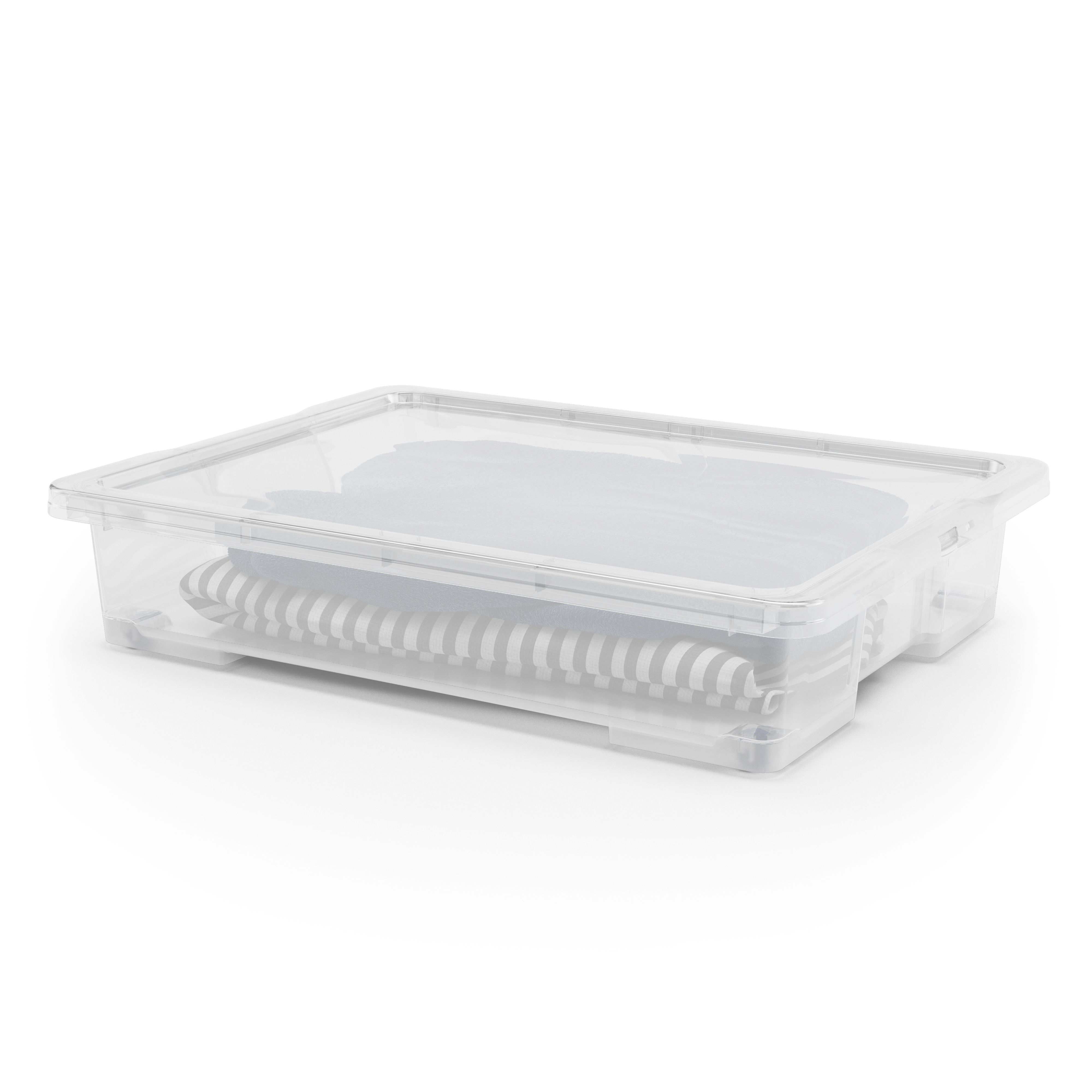 Form Kaze Clear 50L XL Plastic Stackable Storage box