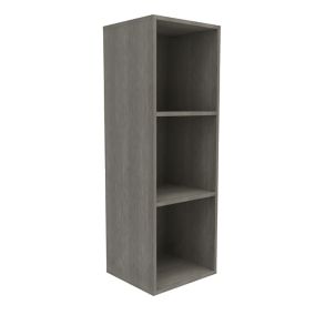 Form Konnect Grey oak effect Freestanding Cube Shelving unit, (H)1032mm (W)352mm