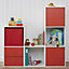Form Konnect Red Chipboard Cabinet door (H)322mm (W)322mm