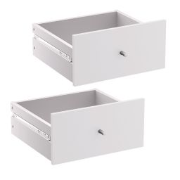 Form Konnect White Drawer (H)322mm (W)322mm (D)310mm, Pack of 2