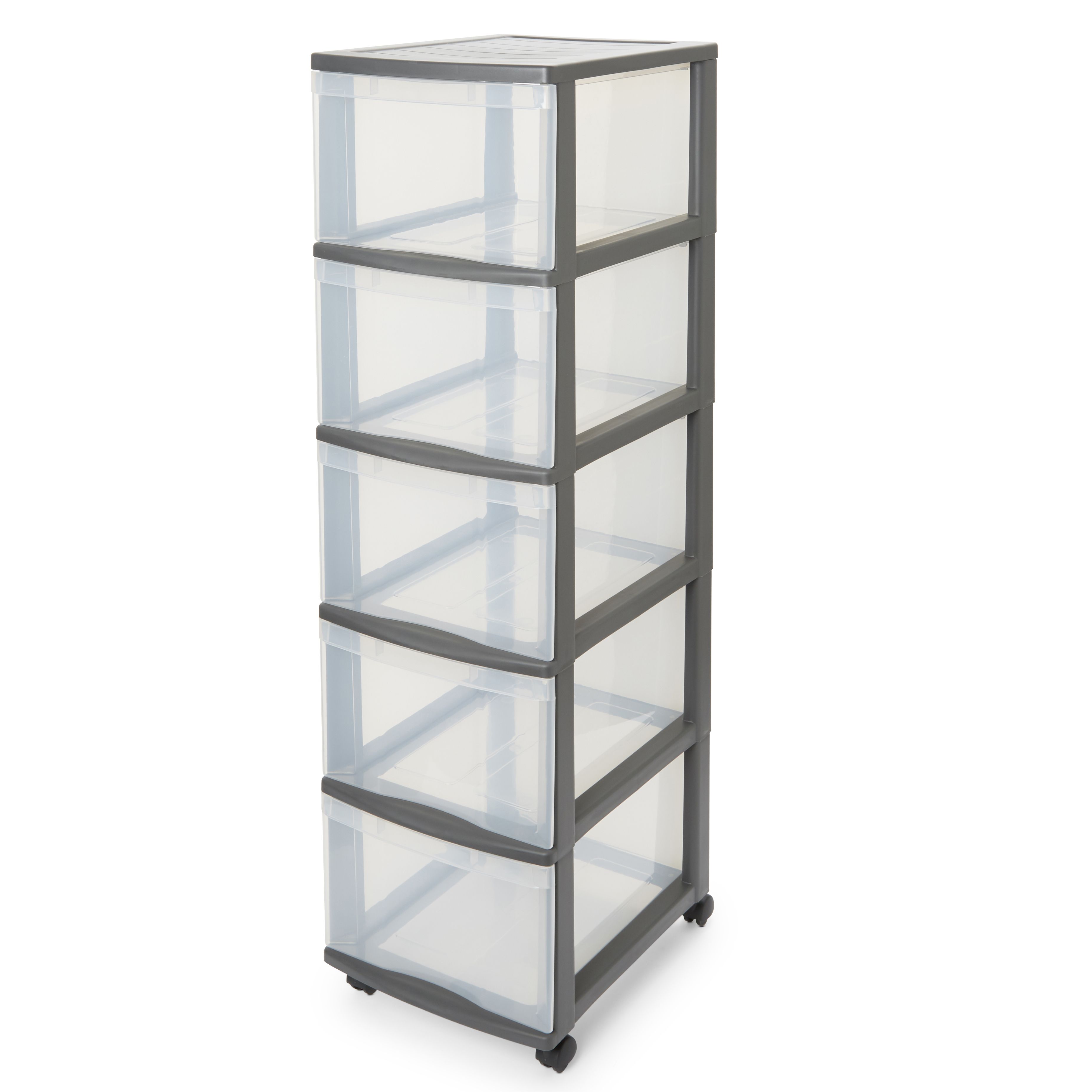 Stackable plastic deals drawers